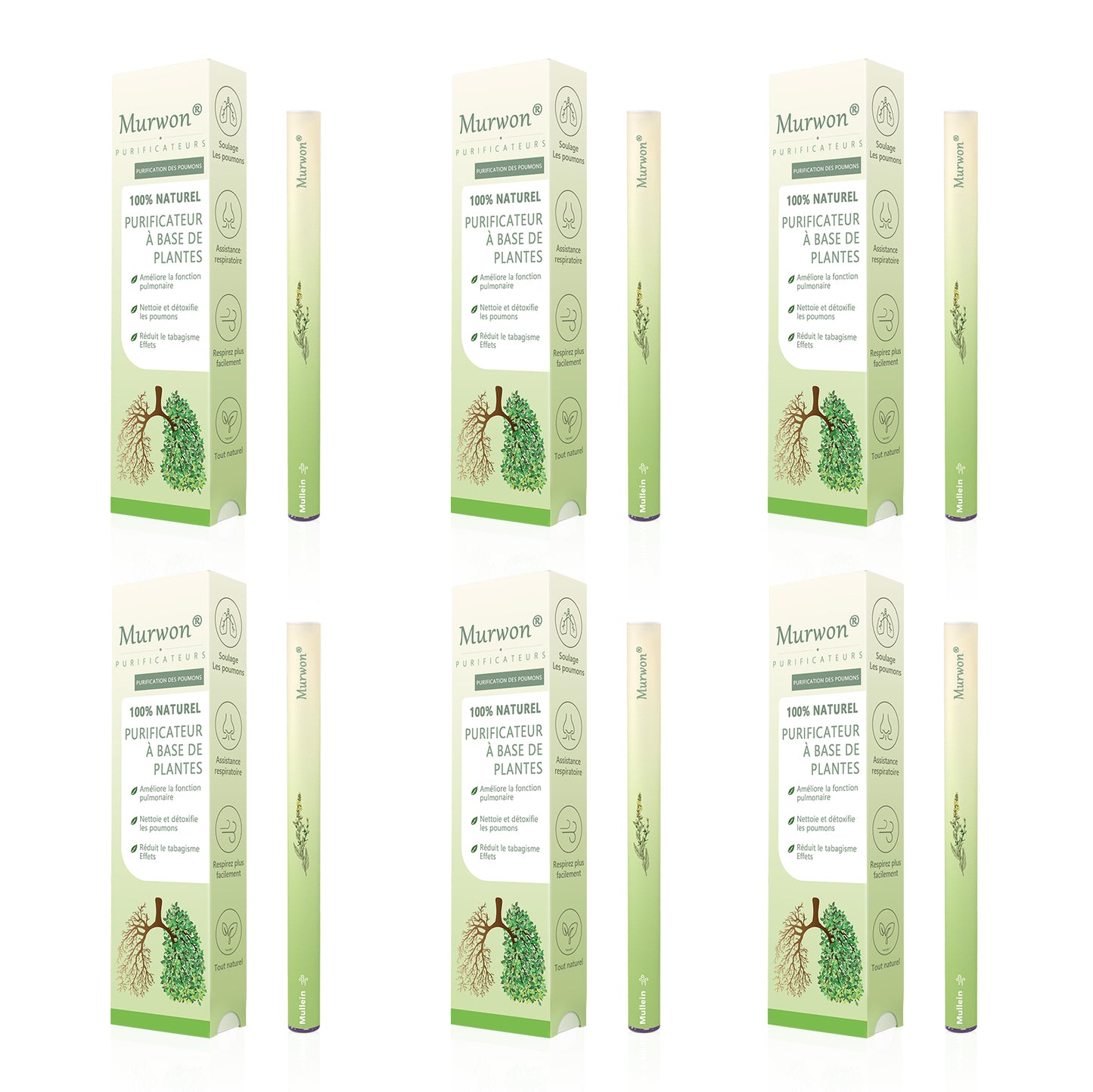 Diffuseur 𝑴𝒖𝑟𝑤𝗈𝗇® à base de plantes Mullein pour le nettoyage des poumons (🫁 Toux, pharyngite, essoufflement, expectorations, nez bouché, bronchite, symptômes allergiques, inconfort pulmonaire)💖