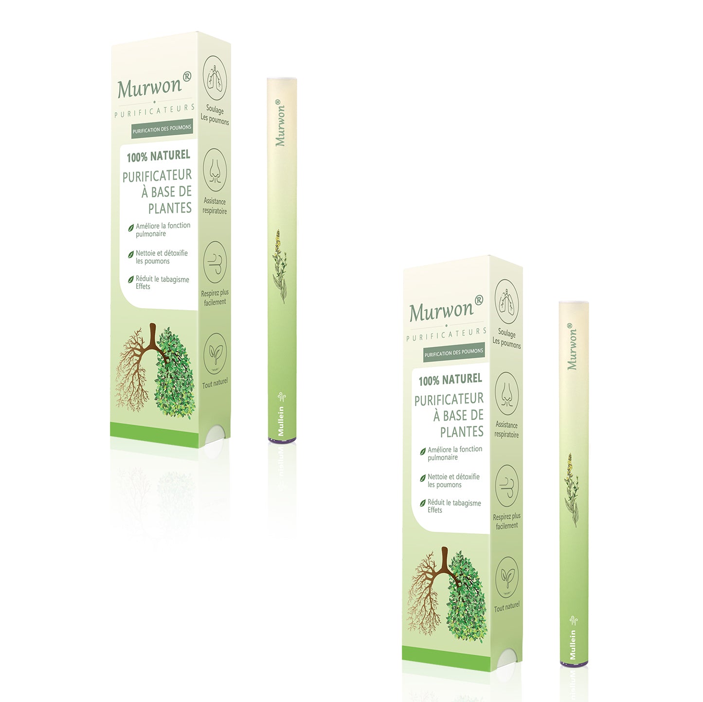 Diffuseur 𝑴𝒖𝑟𝑤𝗈𝗇® à base de plantes Mullein pour le nettoyage des poumons (🫁 Toux, pharyngite, essoufflement, expectorations, nez bouché, bronchite, symptômes allergiques, inconfort pulmonaire)💖